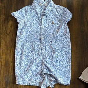 BabyGAP Light Blue Floral Kids Outfit